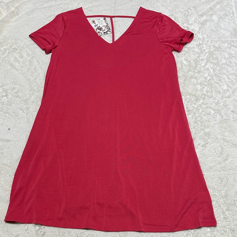 Pink Rose | size medium | spicy coral dress